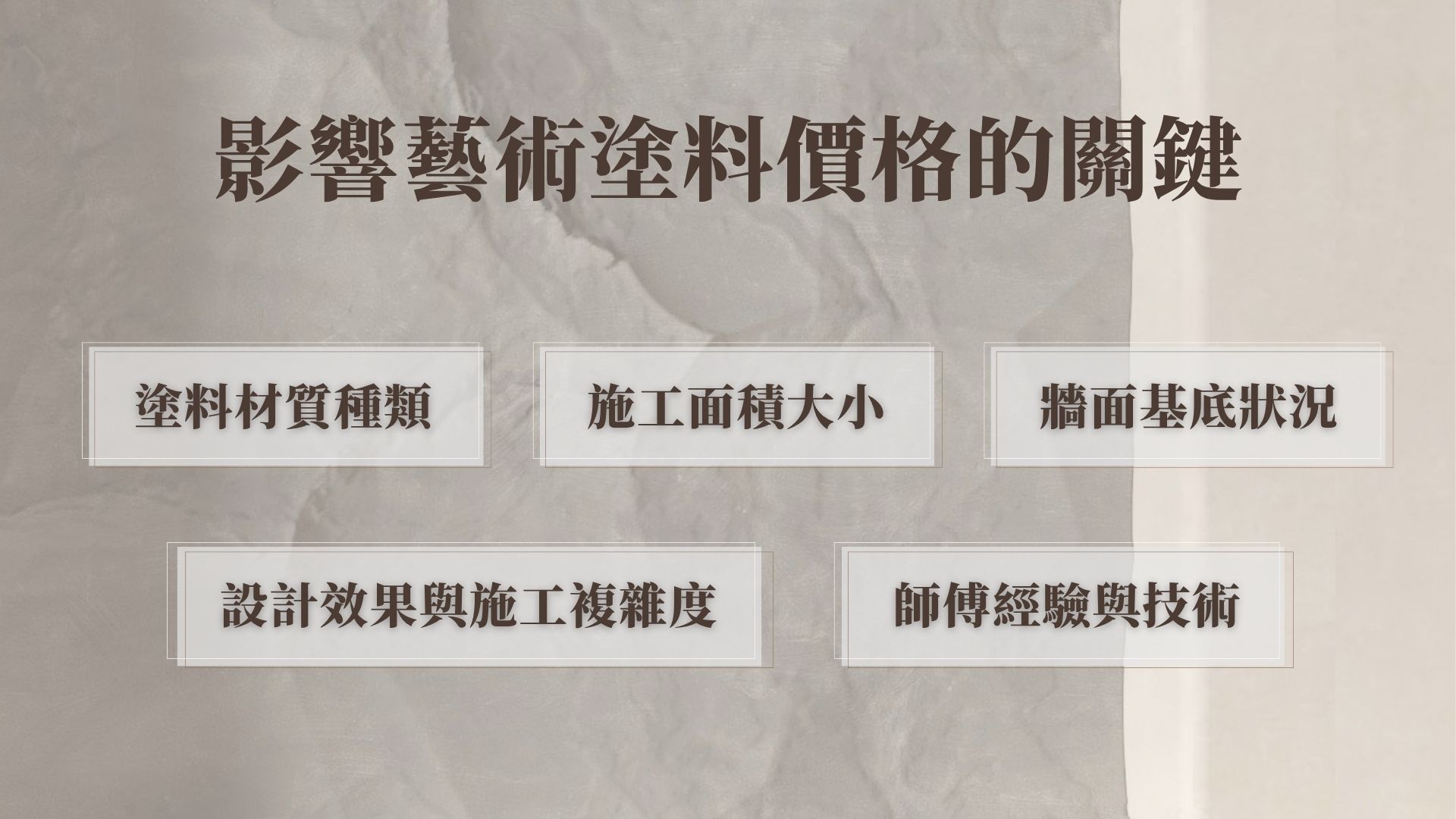 影響藝術塗料價格的 5 大關鍵因素